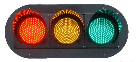 303交通信号灯 交通信号灯 警示灯 红绿灯 红黄绿满屏圆灯