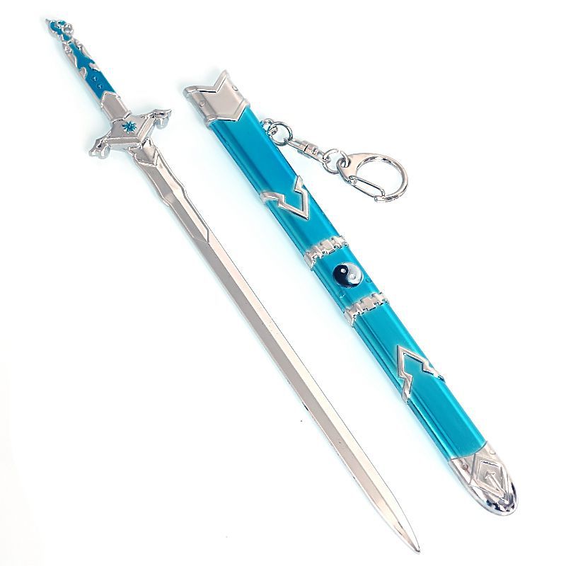 动漫周边武器魏无羡随便晓星尘薛洋避尘蓝曦臣佩剑合金兵器钥匙扣