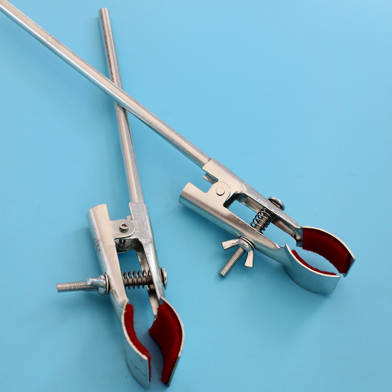 厂家批发烧瓶夹烧瓶夹喷涂实验室烧瓶夹规格多