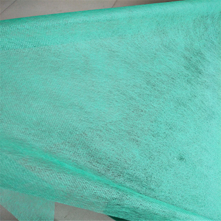 厂家直销绿色无纺布防尘绿化护坡盖土布抗老化绿色无纺布