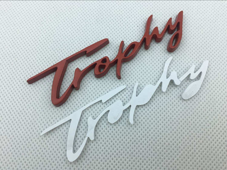 适用于名爵汽车改装trophy车标mg6个性英文车标车贴尾标