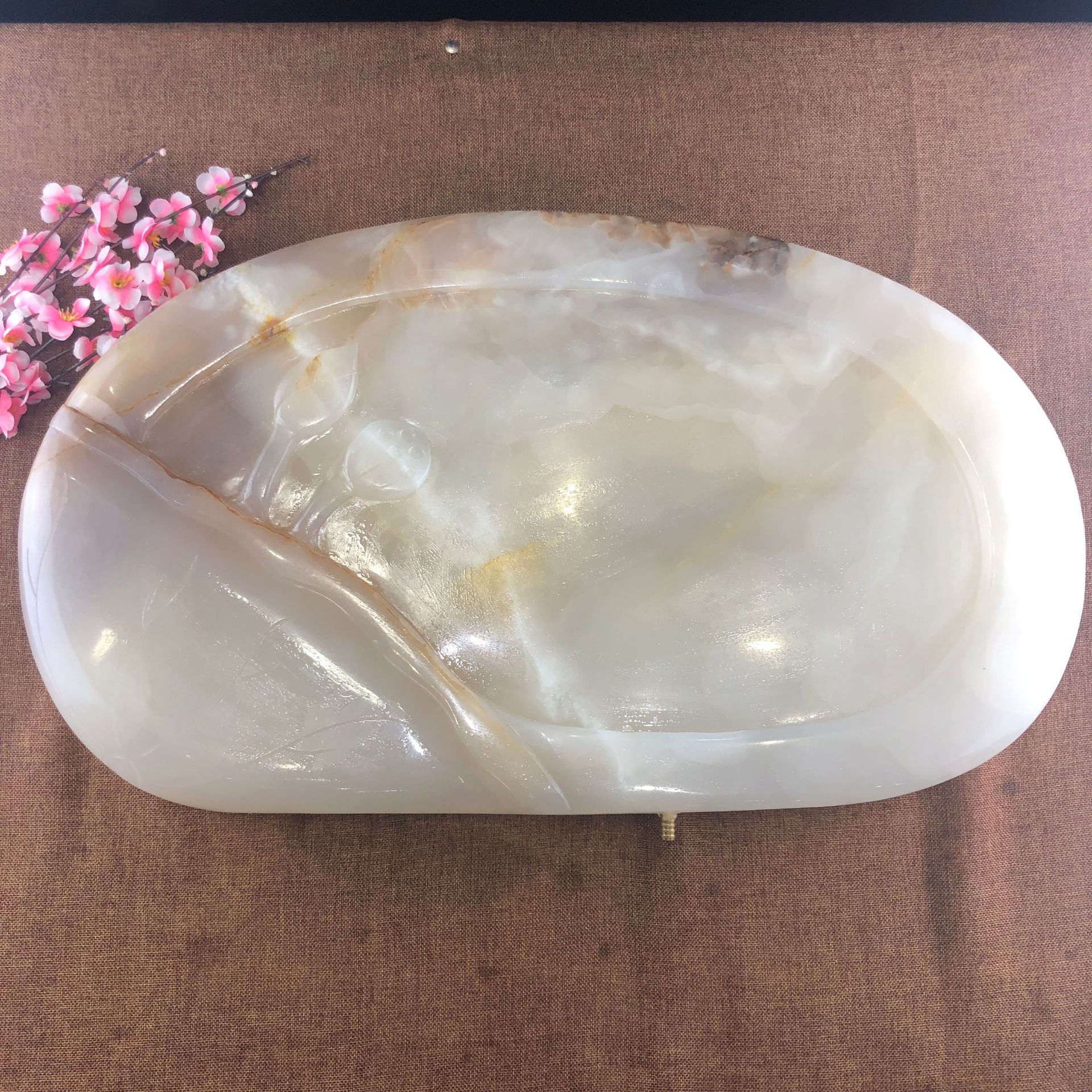 玉茶盘阿富汗玉