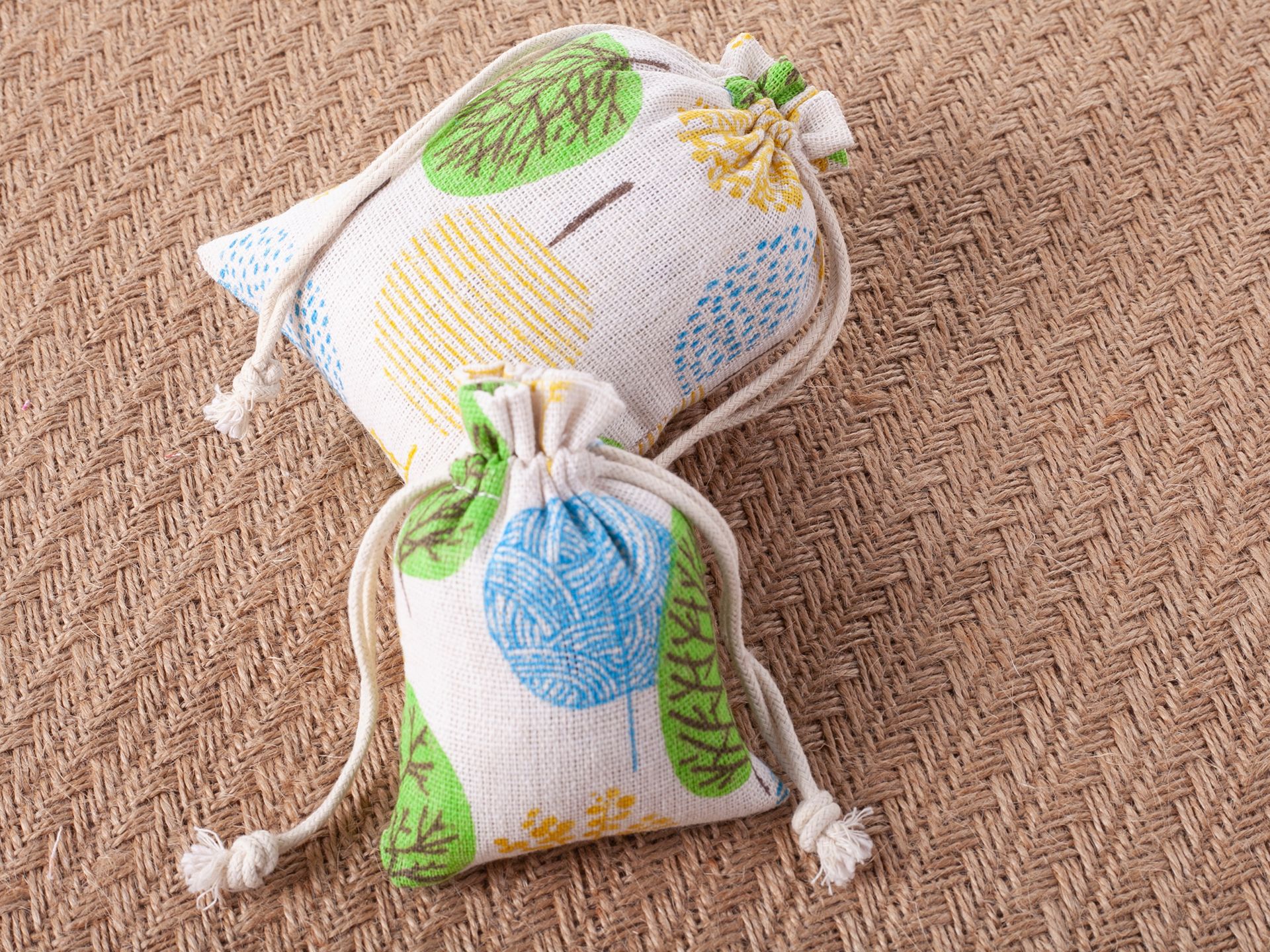 香包香囊空袋佛袋卧室衣柜除异味香包棉麻袋汽车用香袋文玩袋