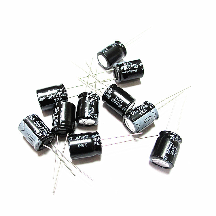红宝石rubycon 220uf 50v yxa pet 10x12.5 10*12.5电解电容105度