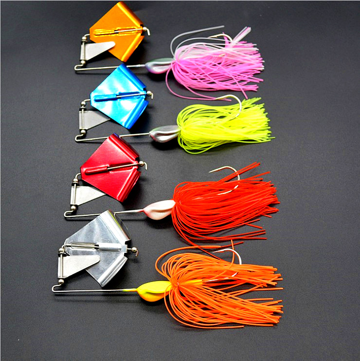 21g拖拉机旋转亮片 胡须佬复合旋转亮片 头钩假饵渔具用品批发