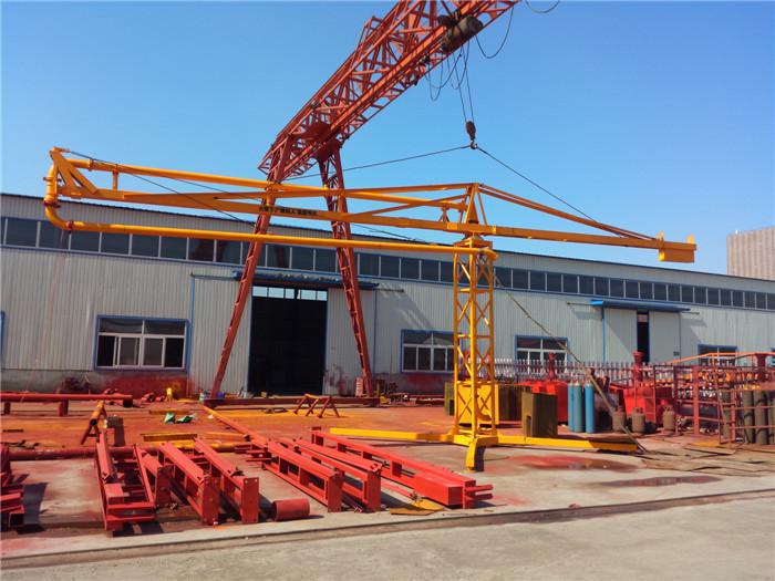 工地建筑用12米手动布料机小型12米长混凝土输送布料机 当天发货