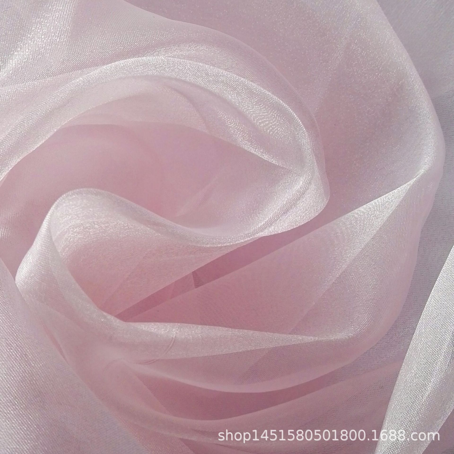 现货高密度欧根纱3060纱布面料舞台服饰纱布软手感三根纱布料