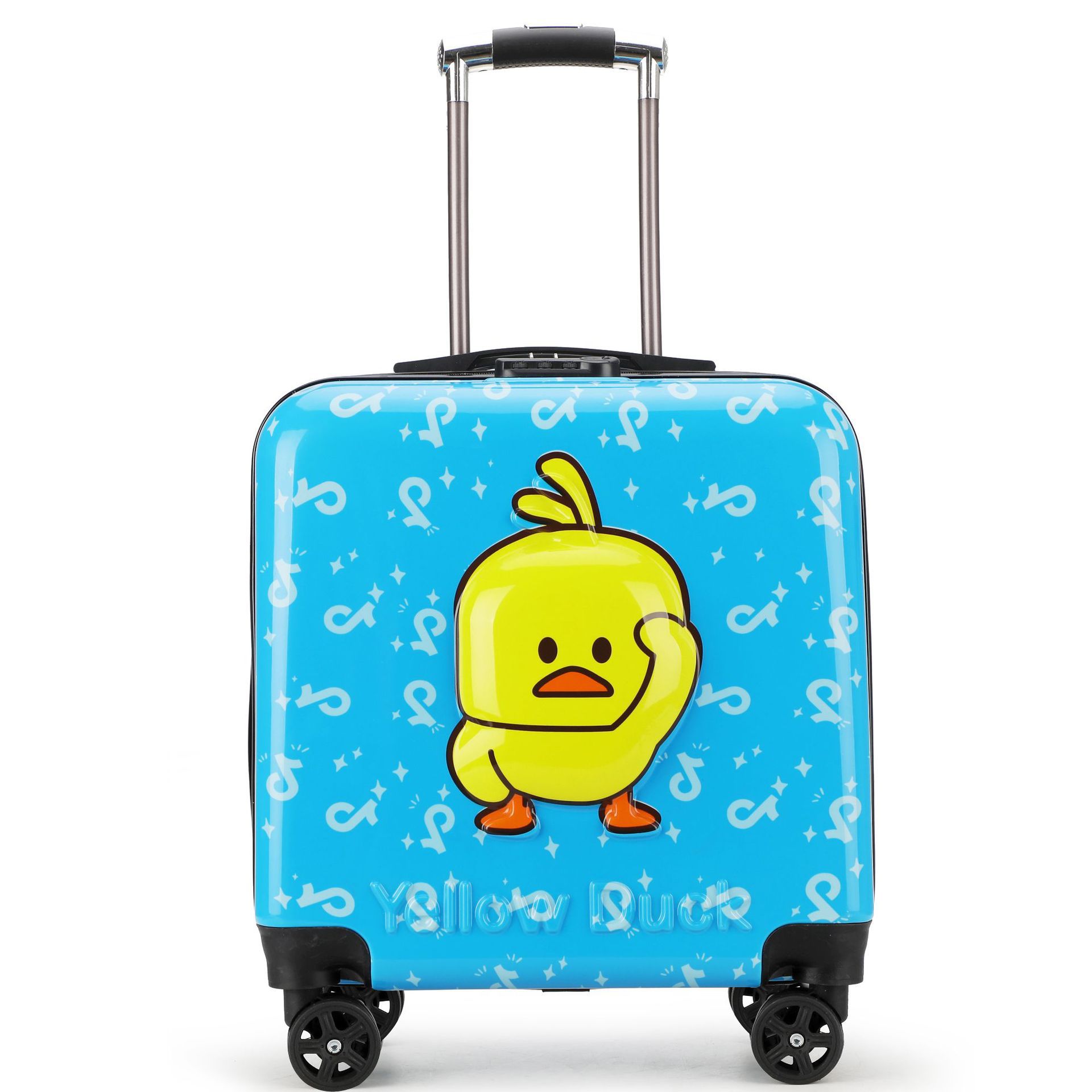 小黄鸭 拉杆箱 儿童 20寸行李旅行箱18寸万向轮卡通登机箱定制
