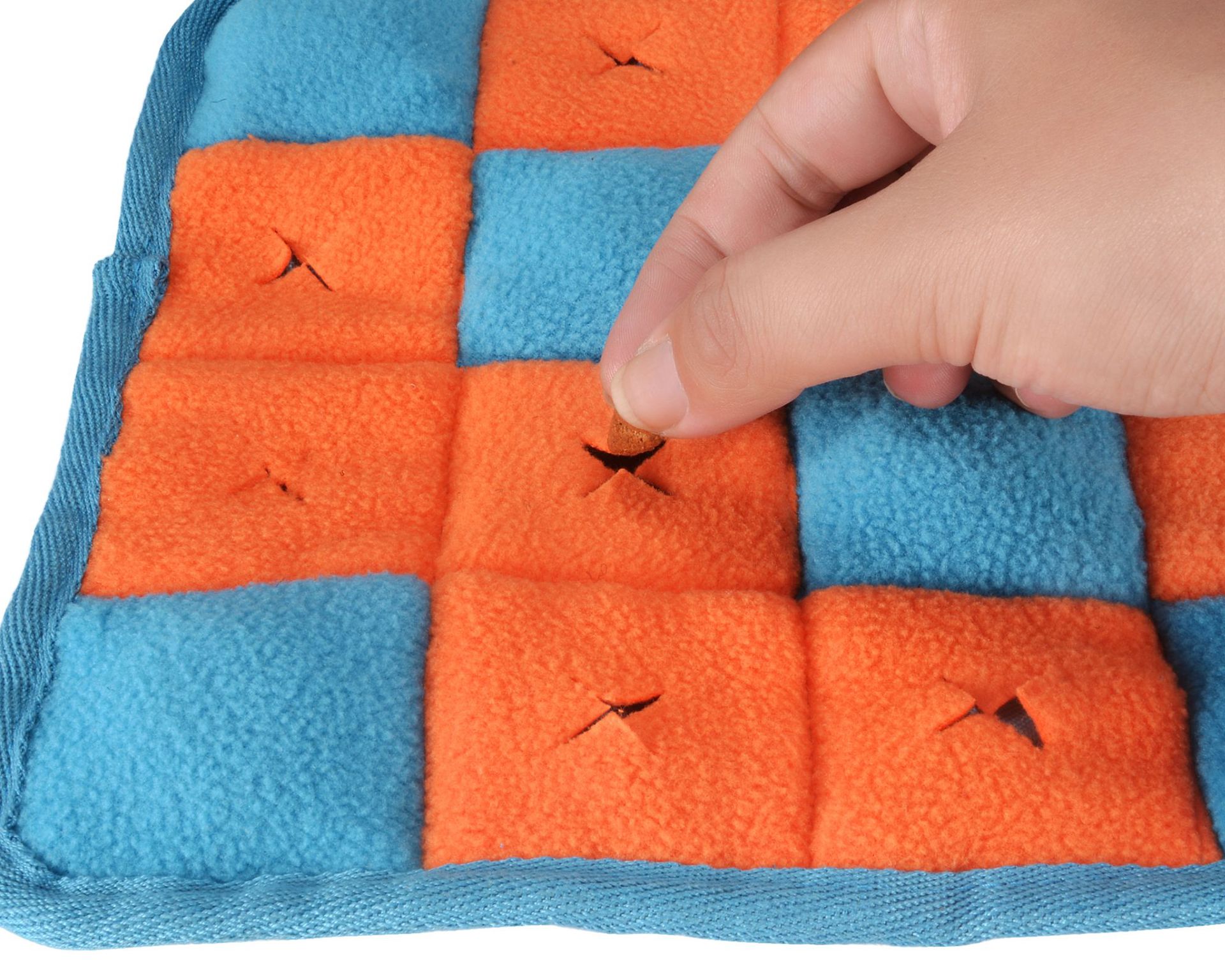 小奶狗宠物嗅闻垫幼狗益智慢食碗可发声垫子玩具垫子宠物解闷毯子