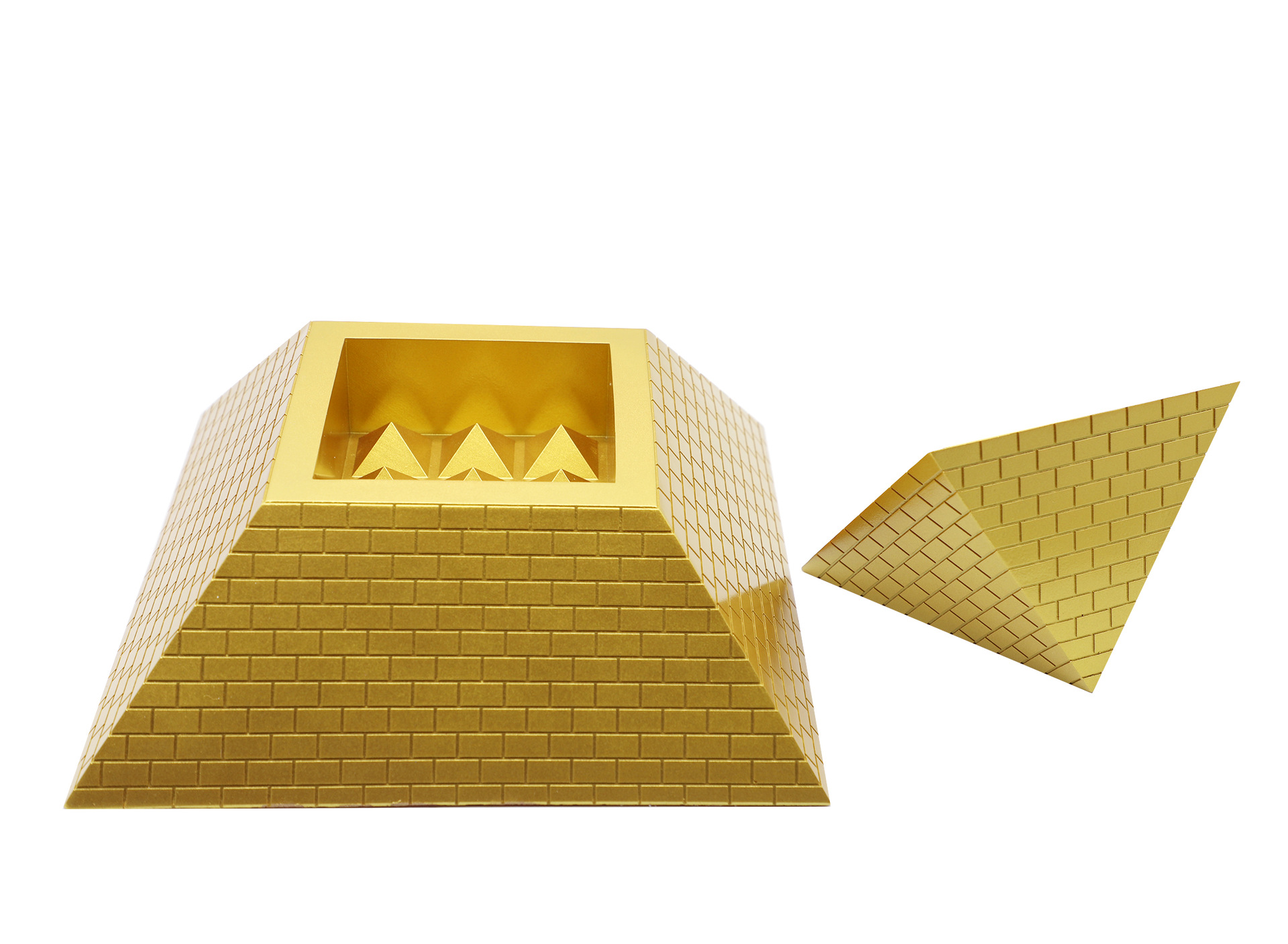 福夫高负离子金字塔许愿发生器一秒提升正能量杨公寻龙尺风水摆件  