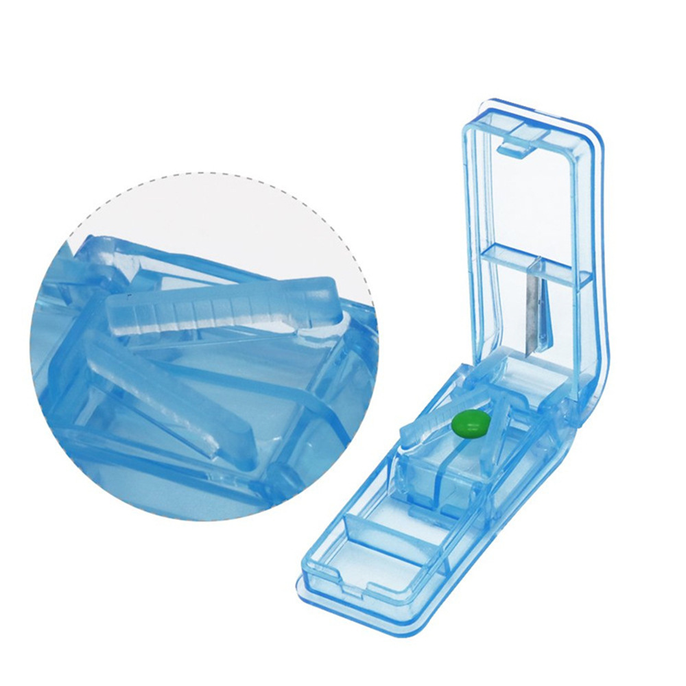 切药器便携药丸剪切割药片分割小薬切药碎磨药迷你药品分装药盒子