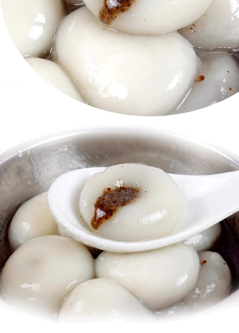 海霸王甲天下汤圆黑芝麻500克 冷冻丸急冻汤丸小吃点心下午茶