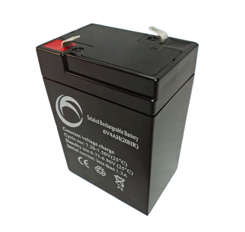 厂家供应6v4ah免维护蓄电池 电子称应急灯专用蓄电池