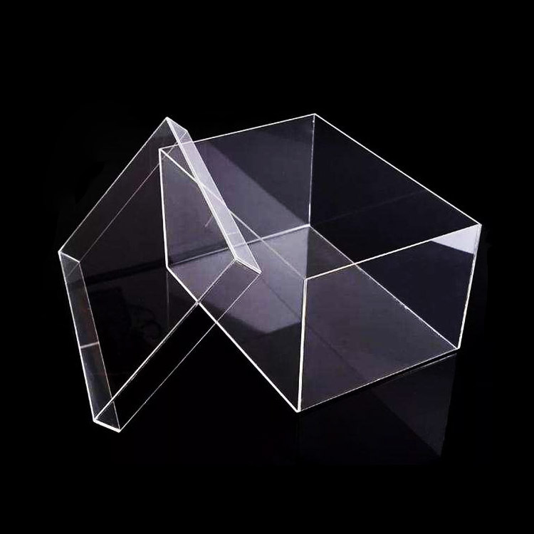 定制亚克力盒子 有机玻璃鞋盒收纳盒  亚克力透明公仔展示盒现货