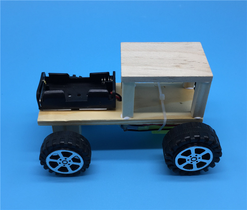自制电动卡车科技小制作 diy科技小发明学生手工材料科教模型定做