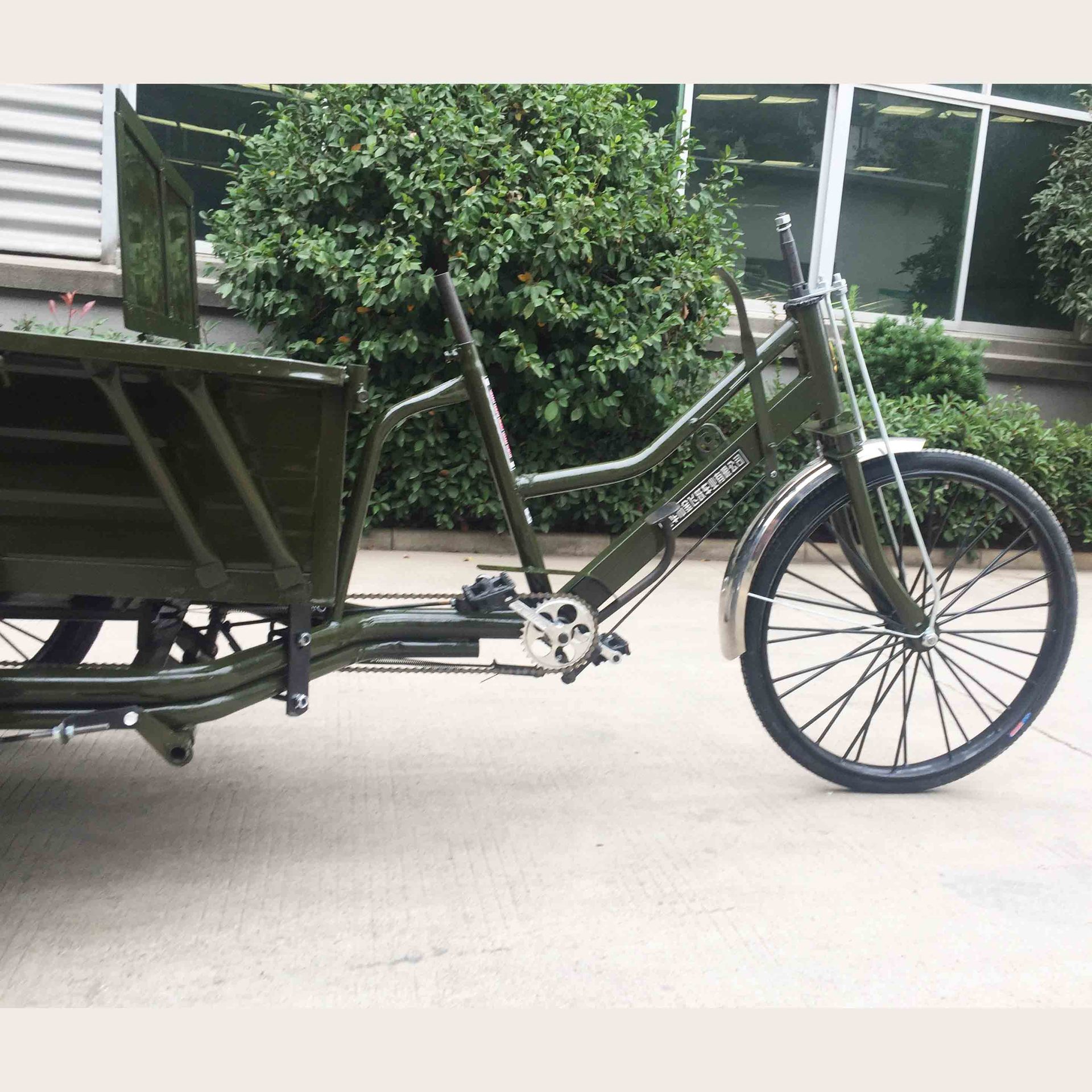 5米人力货运三轮车脚踩130涨刹车载重1000公斤江南飞跃牌