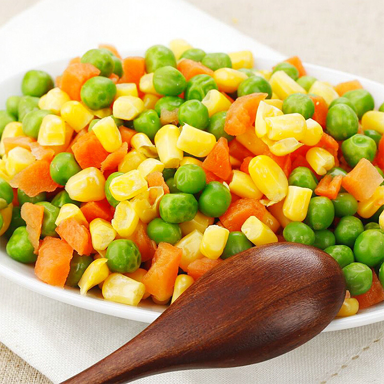 美式杂菜青豆玉米胡罗卜1kgg/袋混合菜 速冻蔬菜美式杂菜