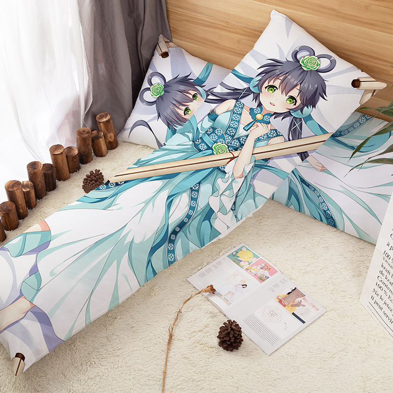 洛天依动漫抱枕可l图案尺寸多选周边礼品一件代发厂家直销亚马逊