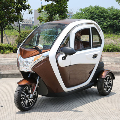电动三轮车_老年人电动三轮车_2018新款3座老年人电动三轮车