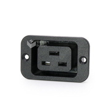 厂家批发全铜16a品字尾ac电源插座ups不间断电源机柜插座