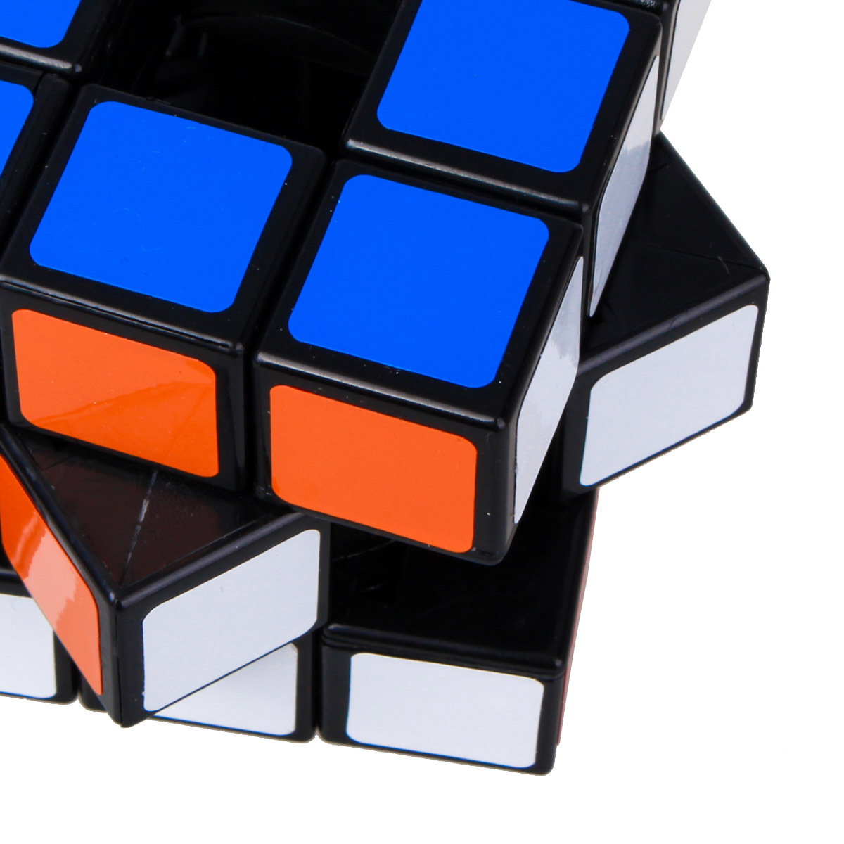 蓝蓝三阶空心魔方黑色 3阶空心魔方 异形3阶魔方 益智玩具批发