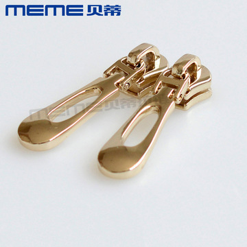 现货 箱包拉链头 5号金属拉头拉片 白呖 logo拉链头-阿里巴巴