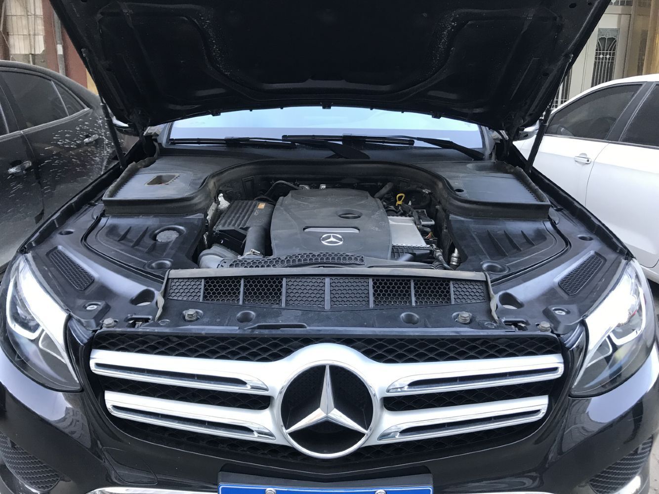 奔驰glc发动机舱防尘盖保护罩改装引擎机仓防护罩隔热板保护盖