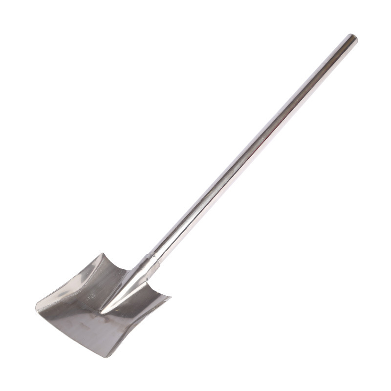 全不锈钢铁锹无磁加厚大号农用铲子赶海铲雪铁锹园艺林工具