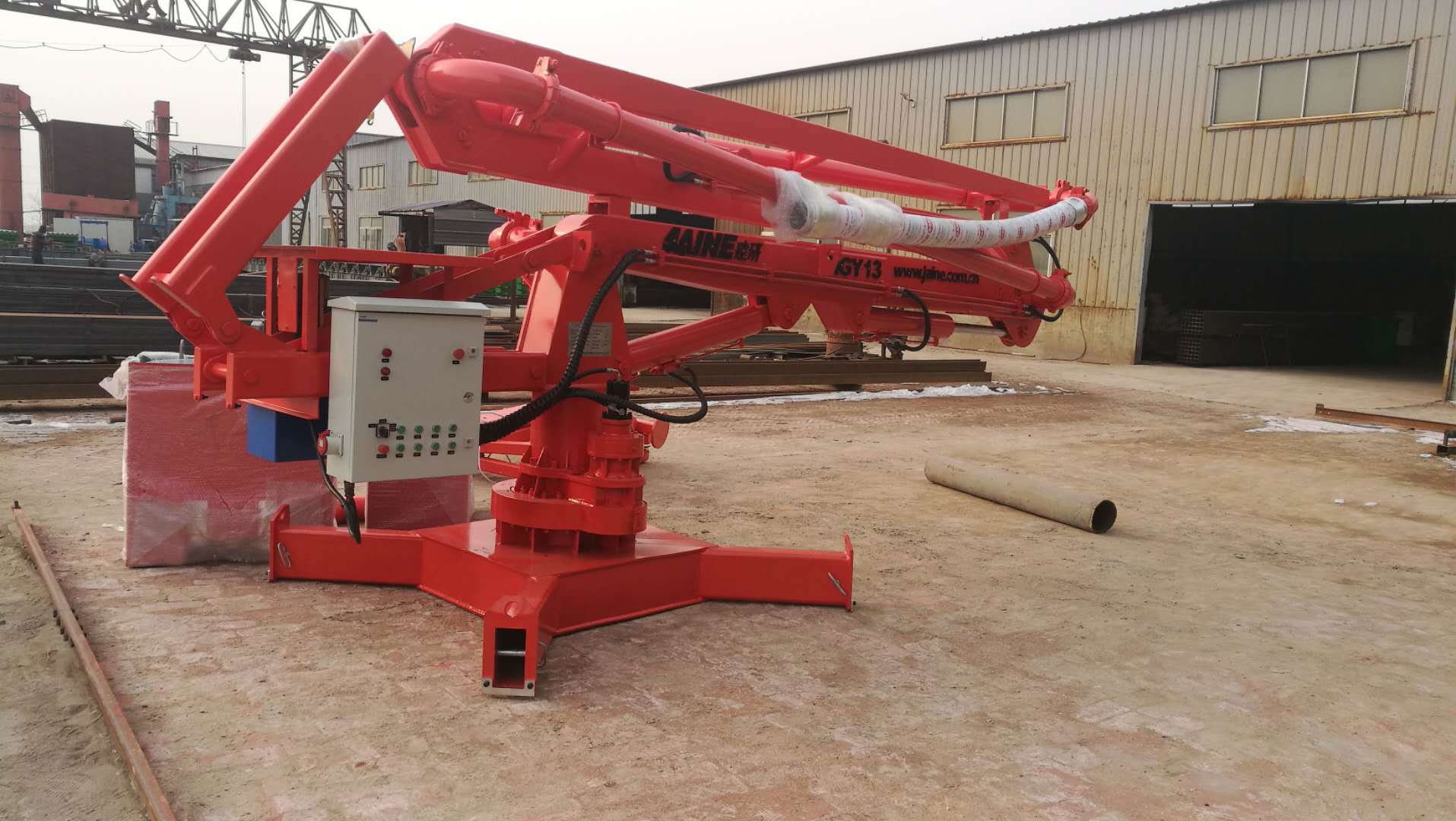 厂家直销hgy13m液压布料机 混凝土输送手动电动液压布料机定制