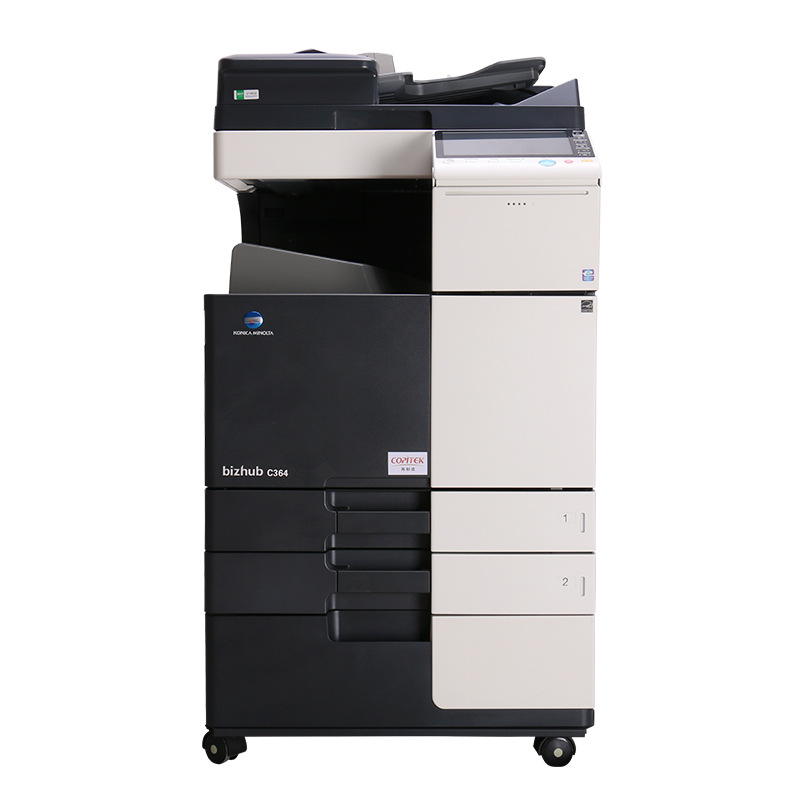 柯美bhc364彩色复印机554复印机一体机754商用复印机a3激光打印机