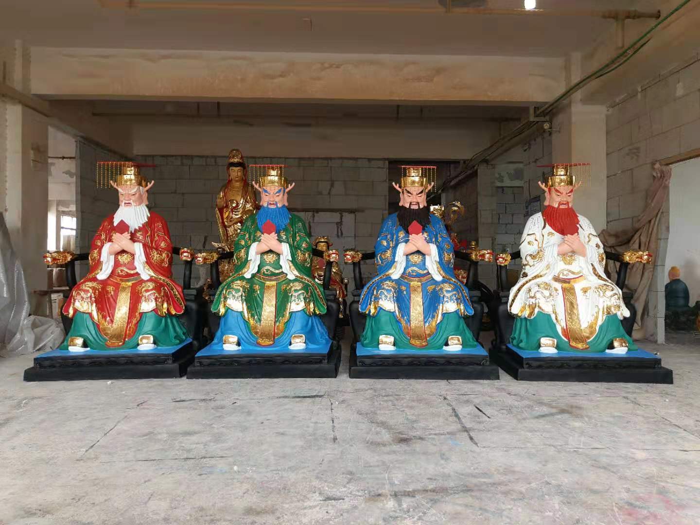 树脂佛像寺庙祠堂工艺品摆件 1.8m龙王龙母四海龙王广济龙王