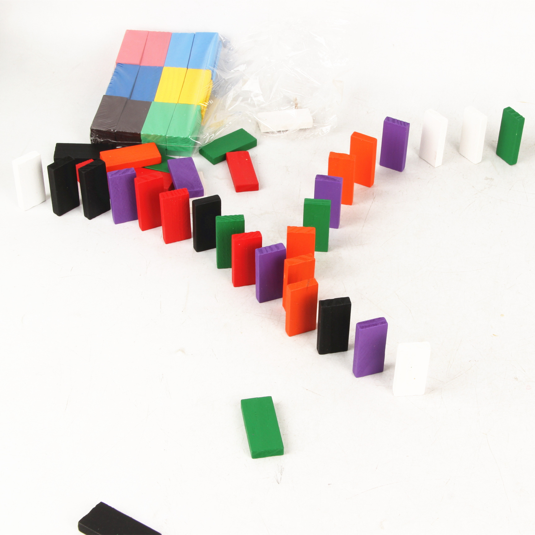 玩具72片多米诺骨牌 休闲娱乐智力开发骨牌玩具 十元店货源