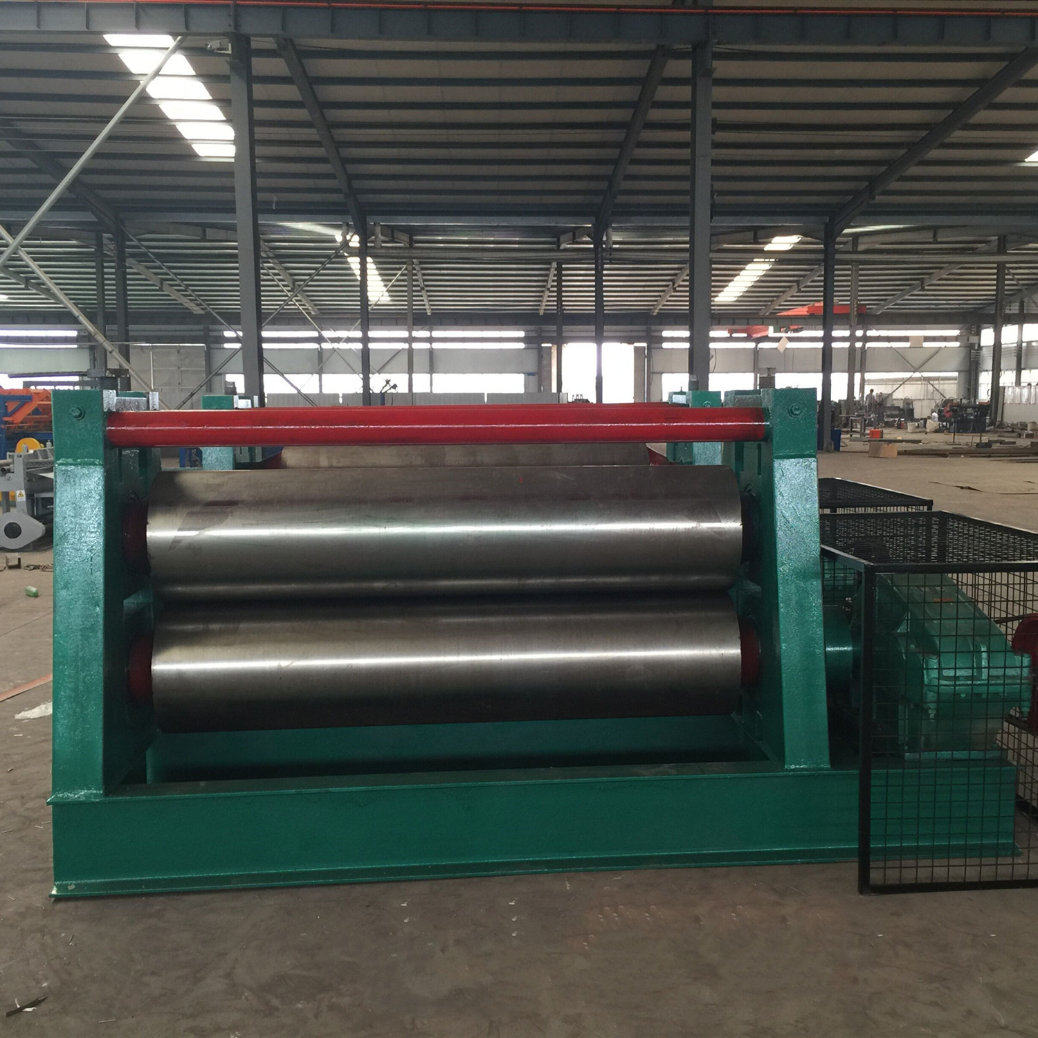 河北厂家生产钢板网压平机校平机