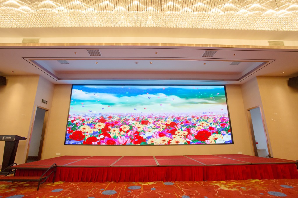 室内高清led显示屏 酒店舞台租赁广告大屏幕 p3室内全彩显示屏