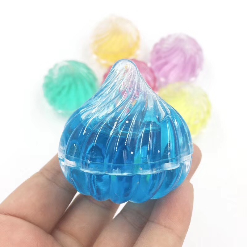 韩版糕点巧克力蛋糕造型水晶泥吹泡泡糖果透明液态玻璃泥不粘手泥