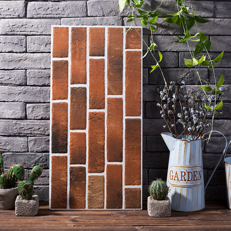 300600仿文化石瓷砖仿古砖艺术墙砖背景瓷砖复古砖别墅外墙