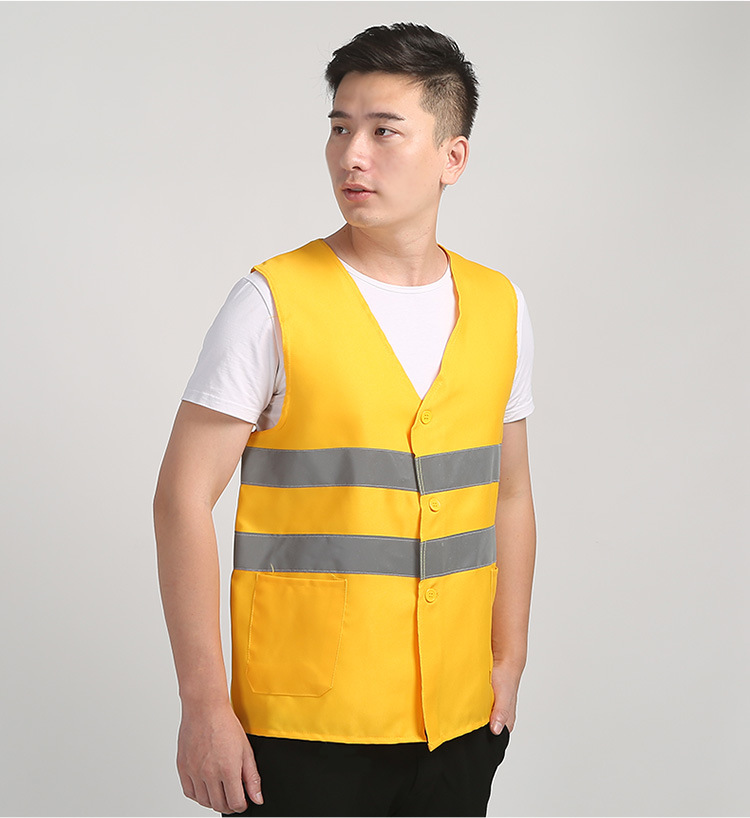 厂家批发铁路反光马甲 环卫园林道路工程施工背心 定制logo马甲