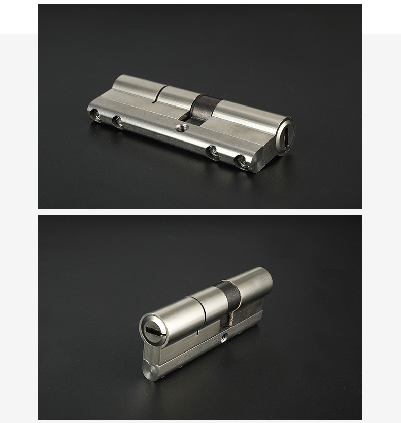 镀镍八轨道d级防盗门全铜锁芯防撬防爆防锡纸锁具配件贴牌定制