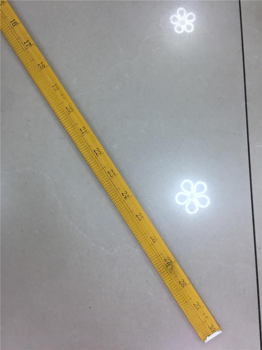 1米 100cm木制直尺 黄木尺 裁缝尺 公分英寸市寸