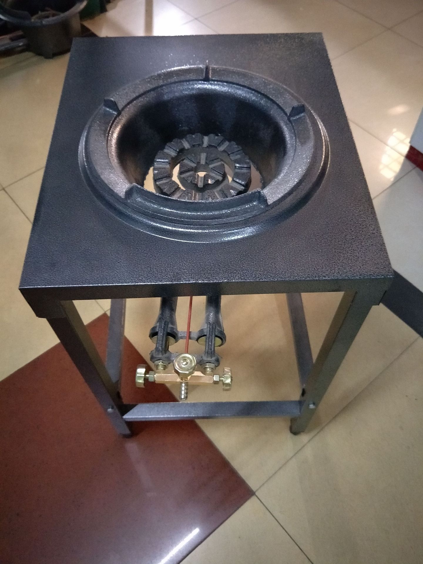 批发猛火炉单口架子中压猛火炉商用煤气灶单口落地式炉具灶架