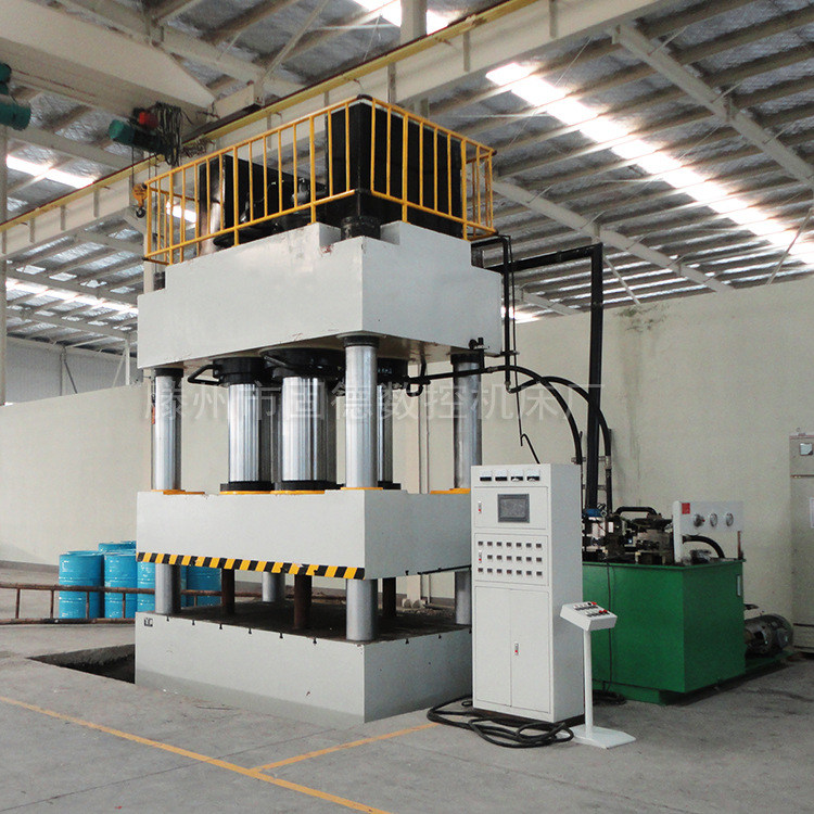 厂家定制2000吨三梁四柱液压机玻璃钢材料bmc 伺服模压成型液压机