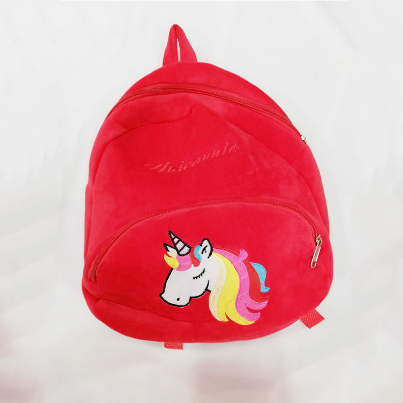 Baby Wings Unicorn Schoolbag Student Cartoon Schoolbag Wholesale Children's Book Backpack Kindergarten