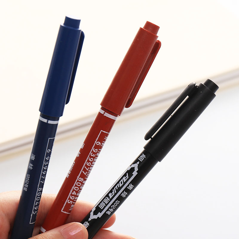 Double-Headed Marker Wholesale Water-Based Fine-Headed Marker Hook Pen Children's Painting Hook Pen Stationery for Students