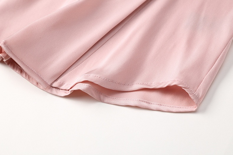 真丝衬衫女 2020春夏新款原创设计欧美时尚纯白色重磅桑蚕丝衬衣