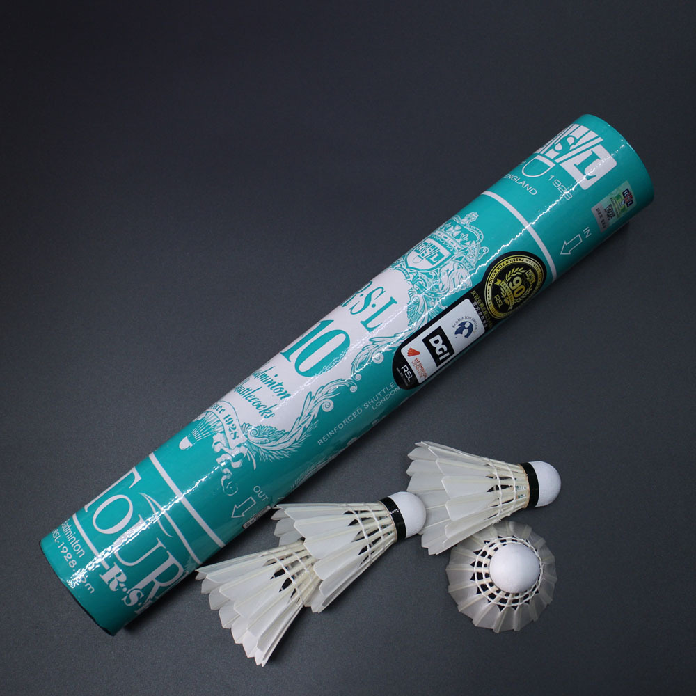 亚狮龙10羽毛球 耐打训练球 76 77速 亚10 rsl10