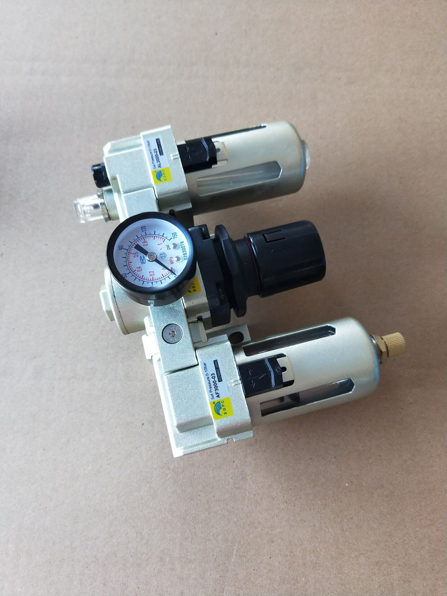 sgpc升光气源三联件ac300003ac300002三联体可配自动排水器