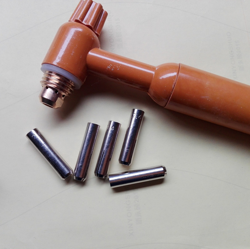 厂价直销批发氩弧焊机配件qq/qs300钨极夹纯铜电镀2.0-3.2孔