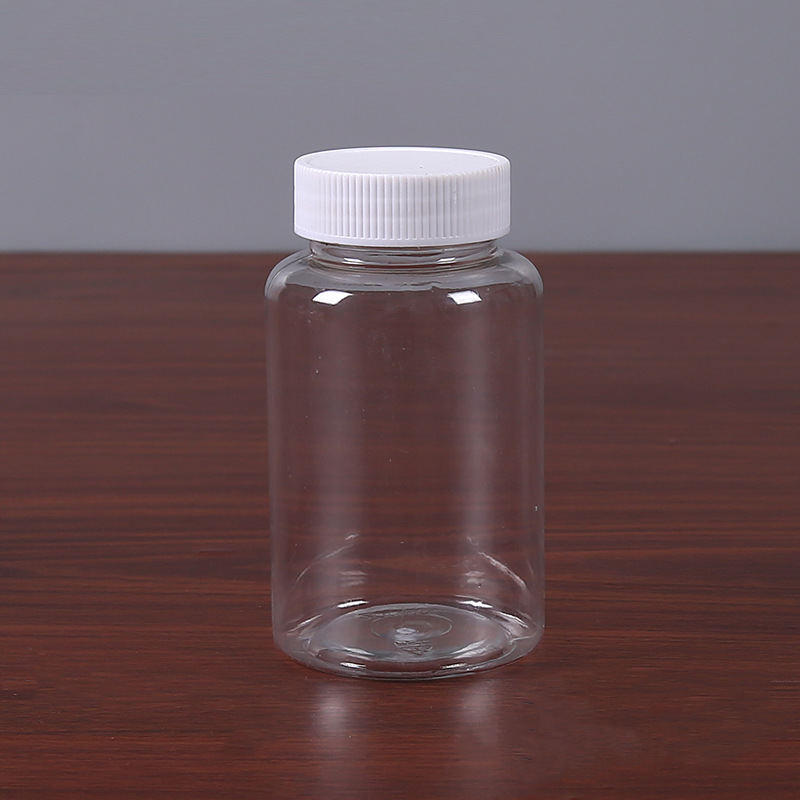 批发200ml塑料瓶 透明包装瓶子分装瓶广口pet液体样品空瓶子带盖