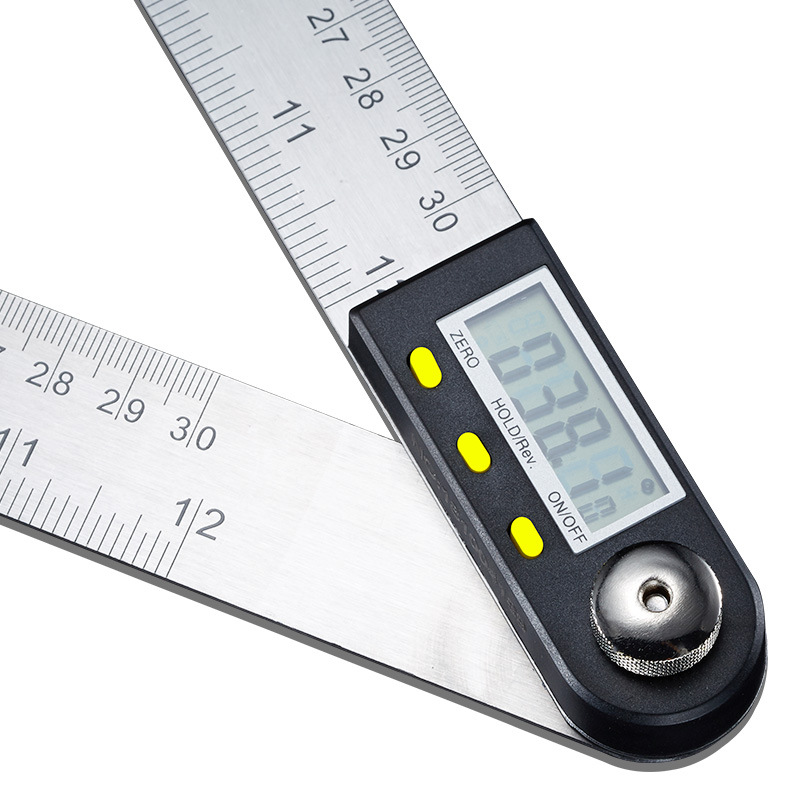 数显角度尺ip54不锈钢量角器木工高精度角尺量角仪多功能360度