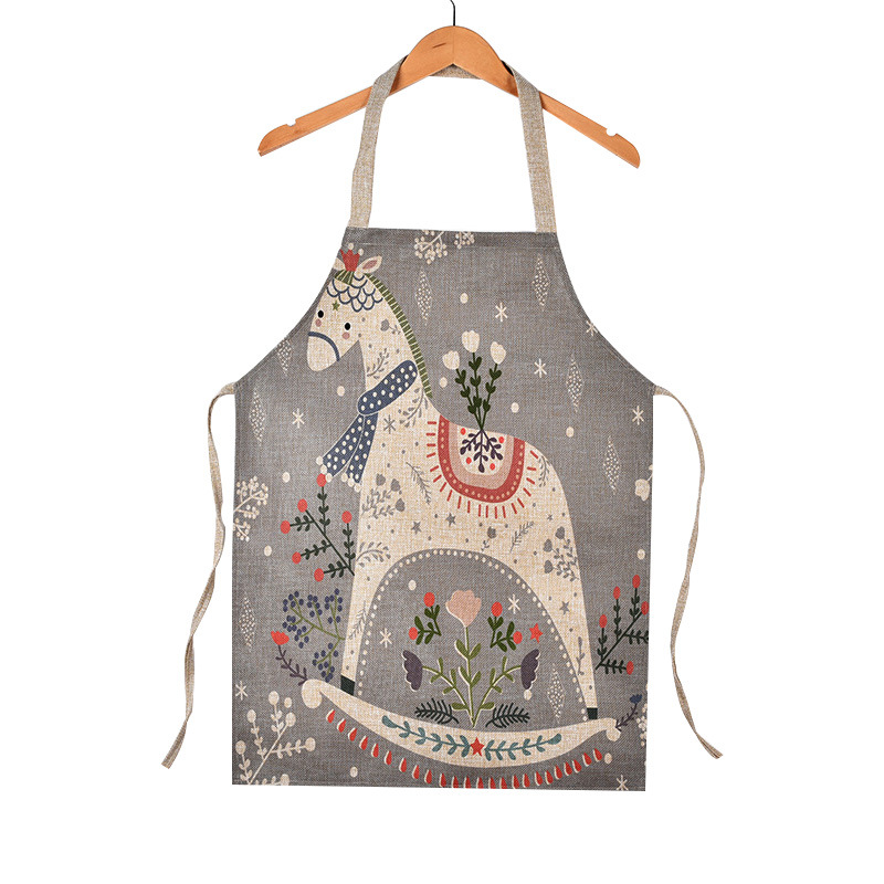 可爱棉围裙厨房围裙创意围裙支持来图开发